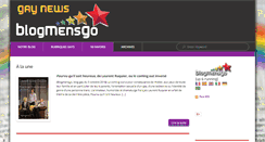 Desktop Screenshot of blogmensgo.fr