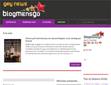 Tablet Screenshot of blogmensgo.fr