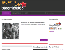 Tablet Screenshot of blogmensgo.de